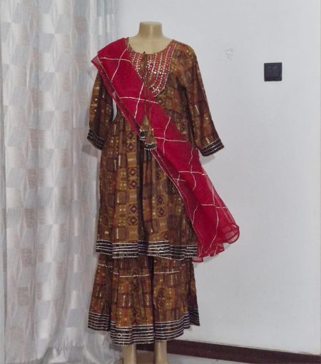 Golden Red Sharara