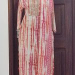 Red White Anarkali